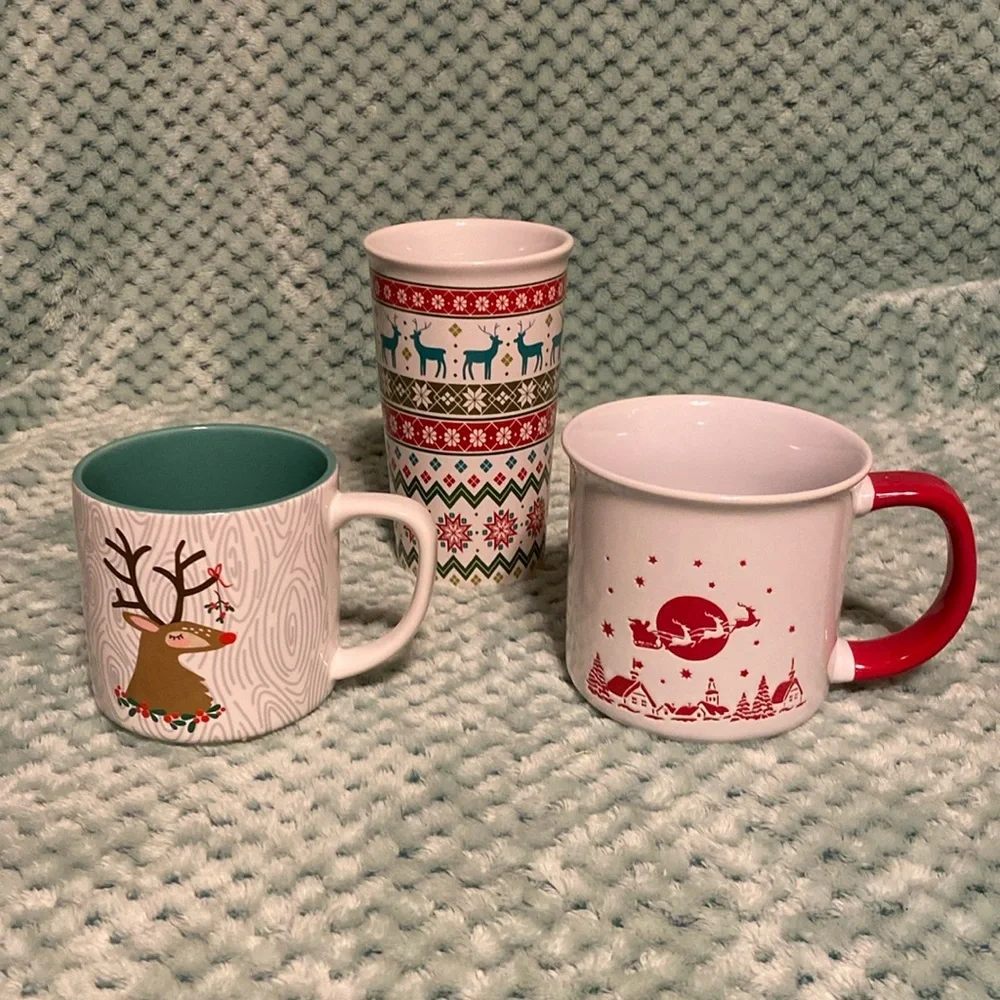 Modern Holiday Mugs
